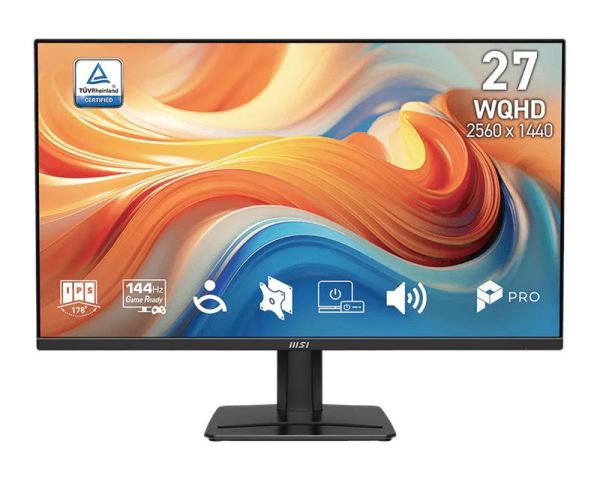 Монітор MSI 27" PRO MP275Q-E14 2xHDMI, DP, MM, IPS, 2560x1440, 144Hz, 1ms, sRGB 115%, FreeSync