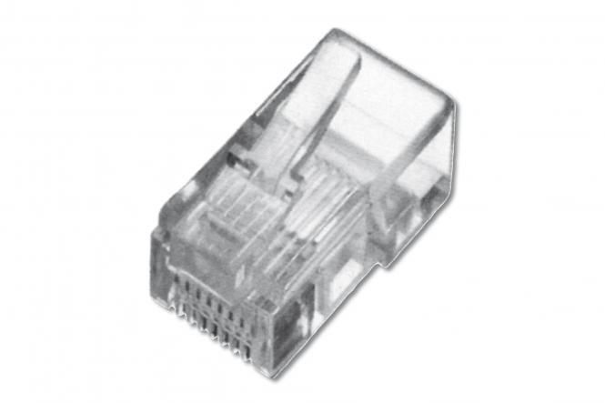 Конектор DIGITUS САТ 3 RJ11, 6P6C, 100шт.