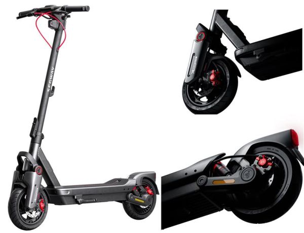 Електросамокат Segway-Ninebot MAX G3 E, сірий