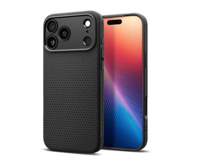 Чохол Spigen для iPhone 17 Pro, Liquid Air, Matte Black