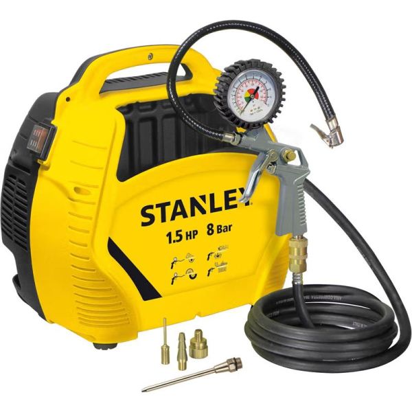 Компресор повітряний Stanley безолійний 1100Вт 180л/хв 8бар 6.1кг