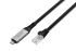 Кабель DIGITUS Ethernet USB-C - RJ45 CAT 6A S/FTP, 1 Gbit/s, 3m, LSZH