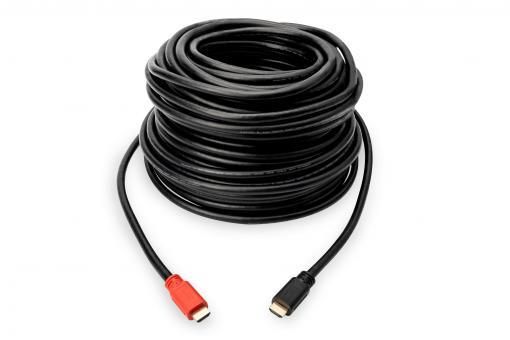 Кабель DIGITUS HDMI (M/M), High speed, активний, 15м, чорний