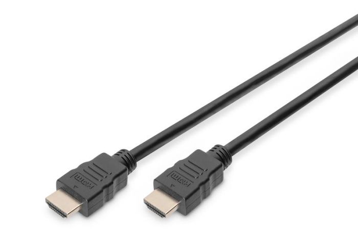 Кабель DIGITUS HDMI (M/M), High speed/Ethernet, 1м, чорний