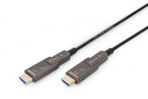 Кабель DIGITUS HDMI (M/M), 4K, AOC, 10м, чорний
