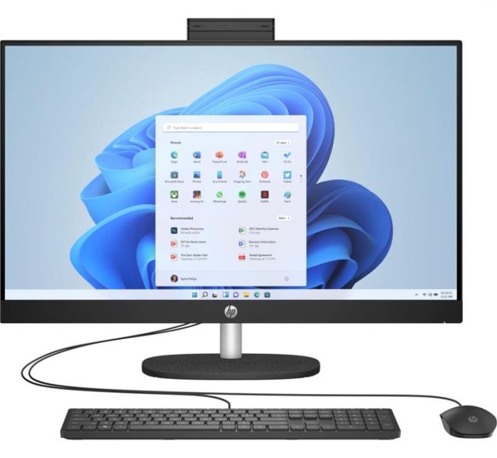 Комп`ютер персональний моноблок HP All-in-One 27" FHD IPS AG, Intel i3-1315U, 16GB, F512GB, UMA, WiFi, кл+м, DOS, чорний