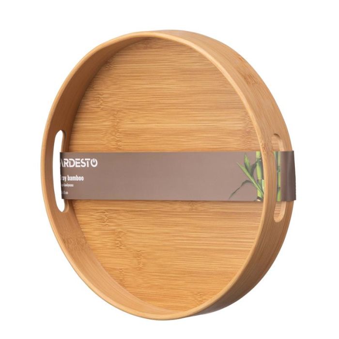Таця ARDESTO Midori, 30х5см, бамбук, кругла
