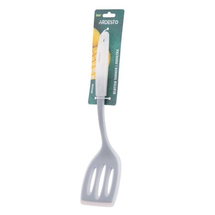 Лопатка ARDESTO Fresh, 33см, силікон, пластик, сірий