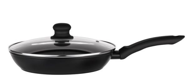 Сковорода з кришкою ARDESTO Gemini Gourmet Aosta, 26см, алюміній, чорний