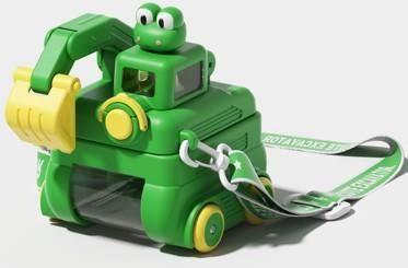 Пляшка для води ARDESTO Excavator 500мл, пластик, зелений