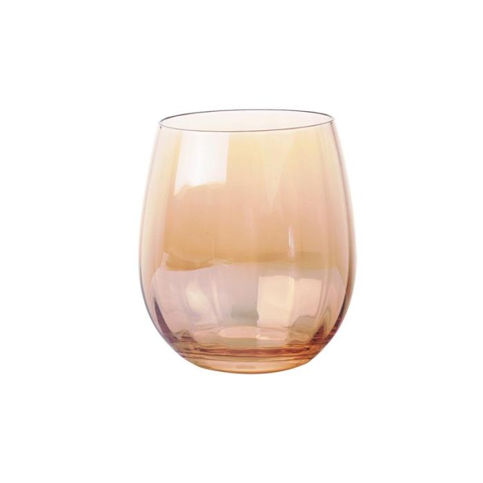 Набір склянок низьких ARDESTO Black Mars Amber 480мл, 2шт, скло, золотистий