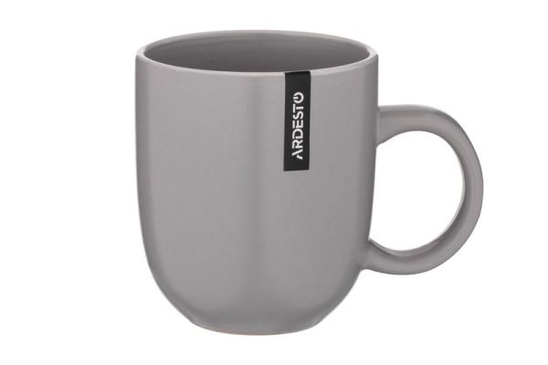 Чашка ARDESTO Cremona Dusty grey, 390мл, кераміка, сірий