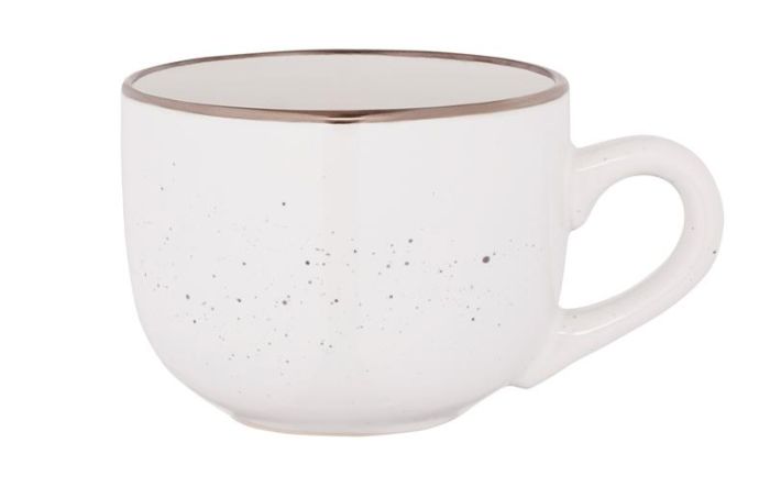 Чашка ARDESTO Bagheria Bright white, 480мл, кераміка, білий
