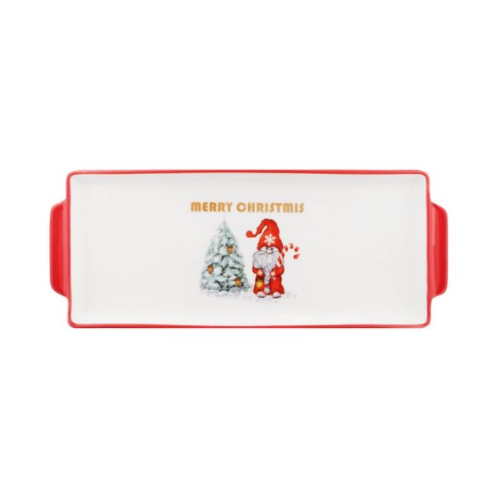 Блюдо ARDESTO Gnomes, 30х12см, порцеляна, прямокутна