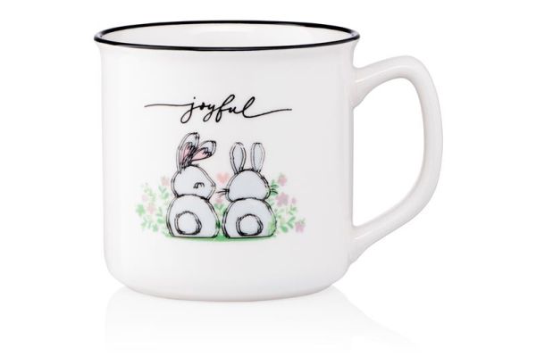 Чашка ARDESTO Joyful, 320мл, порцеляна, білий