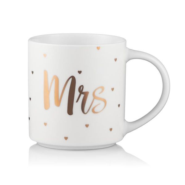 Чашка ARDESTO Mrs, 280мл, порцеляна, білий