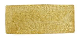 Блюдо ARDESTO Golden ice 30.5х12.5см, скло, прямокутна, золотистий