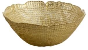 Салатник ARDESTO Golden ice 16x5см, 460мл, скло, золотистий