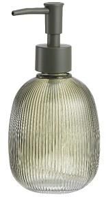 Диспенсер для мила ARDESTO Minimalism Mellon, 350мл, скло, пластик, зелений