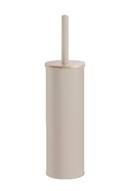 Набір щітка для унітазу з підставкою Ardesto Minimalism 9.5x27.5/38см, метал, поліпропілен, бамбук, бежевий
