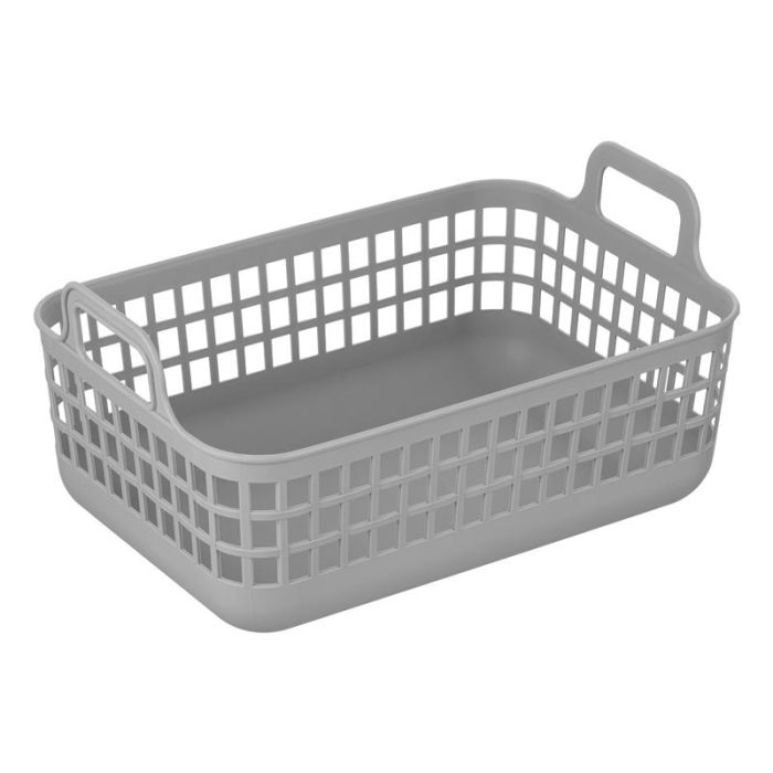 Кошик для зберігання ARDESTO 33x22x16.3см, 7л, пластик PP, cірий