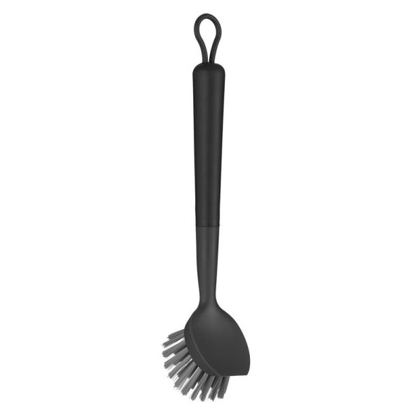 Щітка для миття посуду ARDESTO Minimalism 28х5x6см, пластик, сірий темний