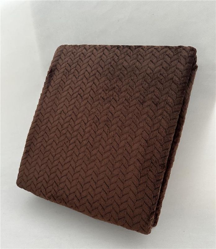 Плед ARDESTO Jacquard Braid 200х220см, 100% поліестер, коричневий