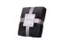 Плед ARDESTO Flannel, 160х200см, 100% поліестер, темно-сірий