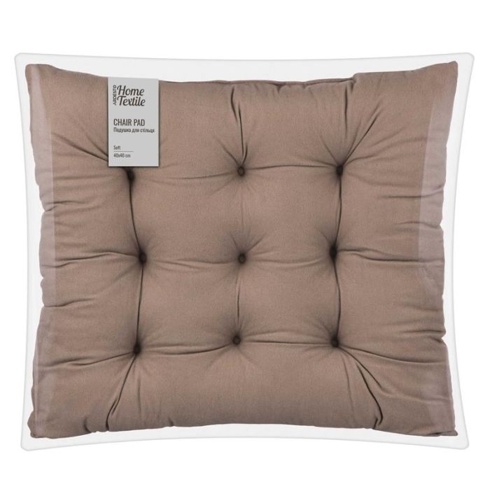 Подушка для стільця ARDESTO Soft 40х40см, 100% поліестер, бежевий