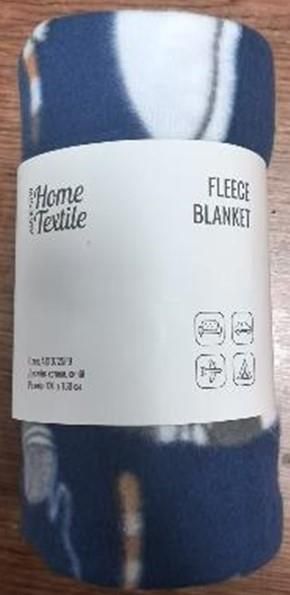Плед ARDESTO Fleece 130x160см, 100% поліестер, котики, синій