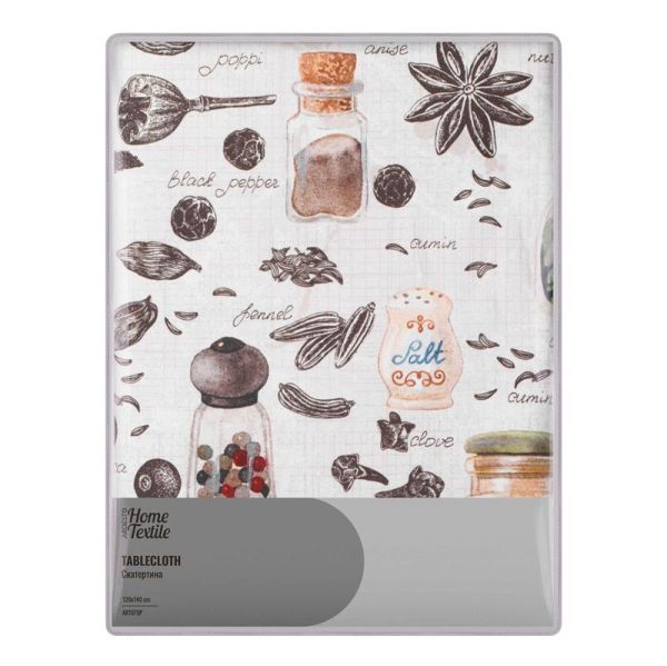 Скатертина ARDESTO Spice 120х140см, 90% поліестер, 10% бавовна
