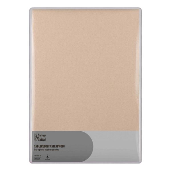 Скатертина ARDESTO Waterproof 120х140см, 100% поліестер, білий