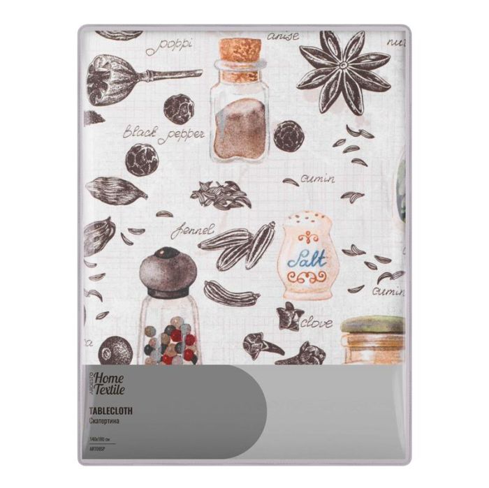 Скатертина ARDESTO Spice 140х180см, 90% поліестер, 10% бавовна