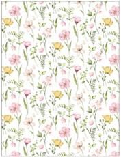 Рушник для кухні ARDESTO Spring flowers 50x68см, 100% бавовна, білий