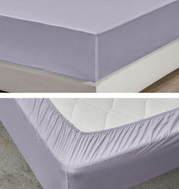 Простирадло на резинці ARDESTO Mix&Match, 180x200+30см, 100% бавовна, сатин, сірий