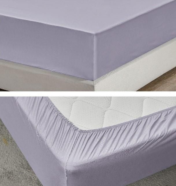 Простирадло на резинці ARDESTO Mix&Match, 180x200+30см, 100% бавовна, сатин, сірий