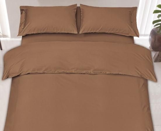 Підковдра ARDESTO Mix&Match, 200х220см, 100% бавовна, сатин, коричневий
