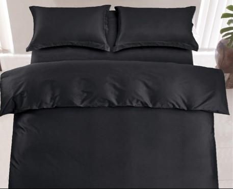 Простирадло ARDESTO Mix&Match Premium, 240x260см, 100% бавовна, сатин, чорний