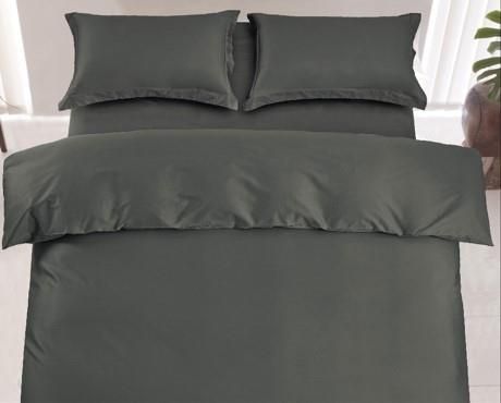 Простирадло ARDESTO Mix&Match Premium, 240x260см, 100% бавовна, сатин, сірий