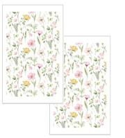 Набір рушничків для кухні ARDESTO Spring flowers 38х63см, 2шт, 100% бавовна, білий