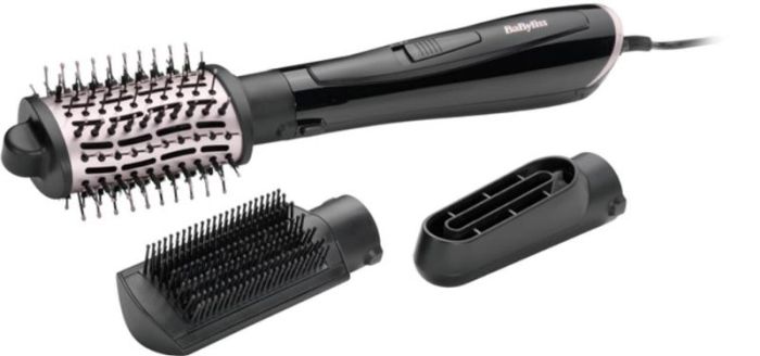 Фен-щітка Babyliss Style Smooth, 1000Вт, 2 режими, іоніз-я, хол. обдув, кераміка, чорний