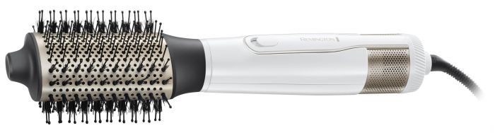 Фен-щітка Remington HydraLuxe, 1200Вт, 3 режими, іонізація, хол. обдув, кераміка, білий