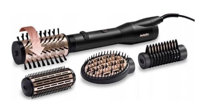 Фен-щітка Babyliss Big Hair Luxe, 650Вт, 2 режими, хол. обдув, кераміка, чорний