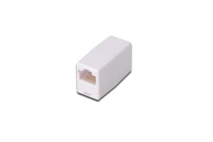 З'єднувач DIGITUS RJ45 to RJ45, CAT 5e, UTP, білий