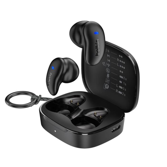 Навушники TWS Belkin Soundform Anywhere True Wireless, чорний