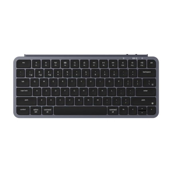 Клавіатура мембрана Keychron B1 Pro, USB/WL/BT, space gray