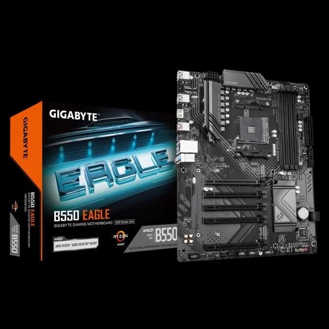 Материнська плата GIGABYTE B550 EAGLE sAM4 B550 4xDDR4 M.2 HDMI ATX