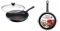 Сковорода з кришкою Tefal Day by Day, 20см, з кришкою, алюміній, бакеліт, скло, чорний