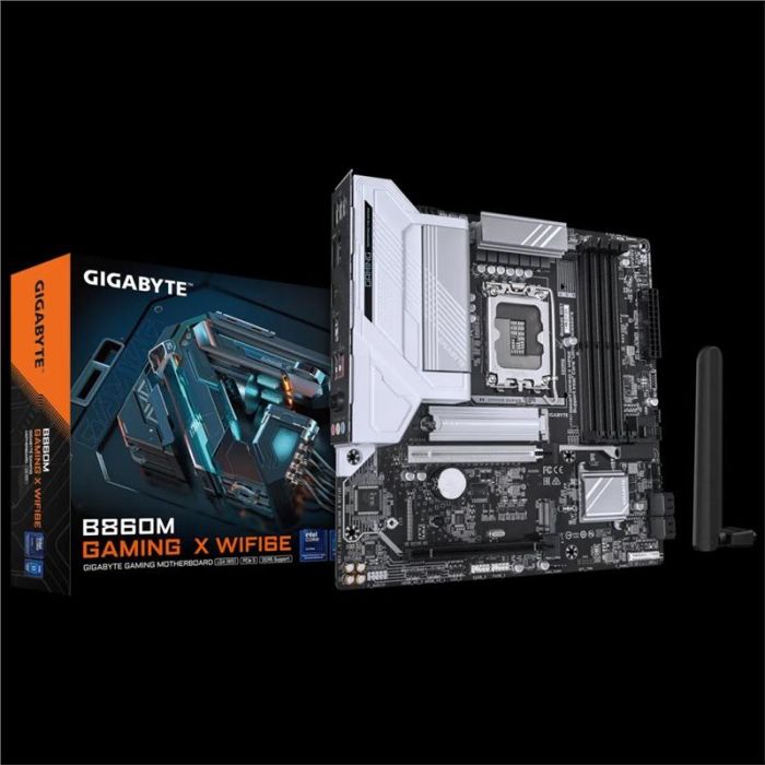 Материнська плата GIGABYTE B860M GAMING X WIFI6E s1851 B860 4xDDR5 M.2 HDMI DP Type-C Wi-Fi BT mATX