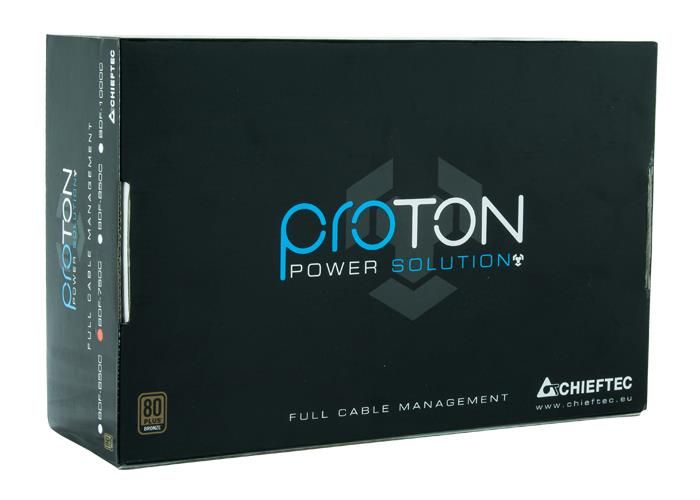 Блок живлення CHIEFTEC Proton  (750W), >85%, 80+ Bronze, 140мм, 1xMB 24pin(20+4), 1xCPU 8pin(4+4), 3xMolex, 6xSATA, 4xPCIe 8pin(6+2), Fully Modular